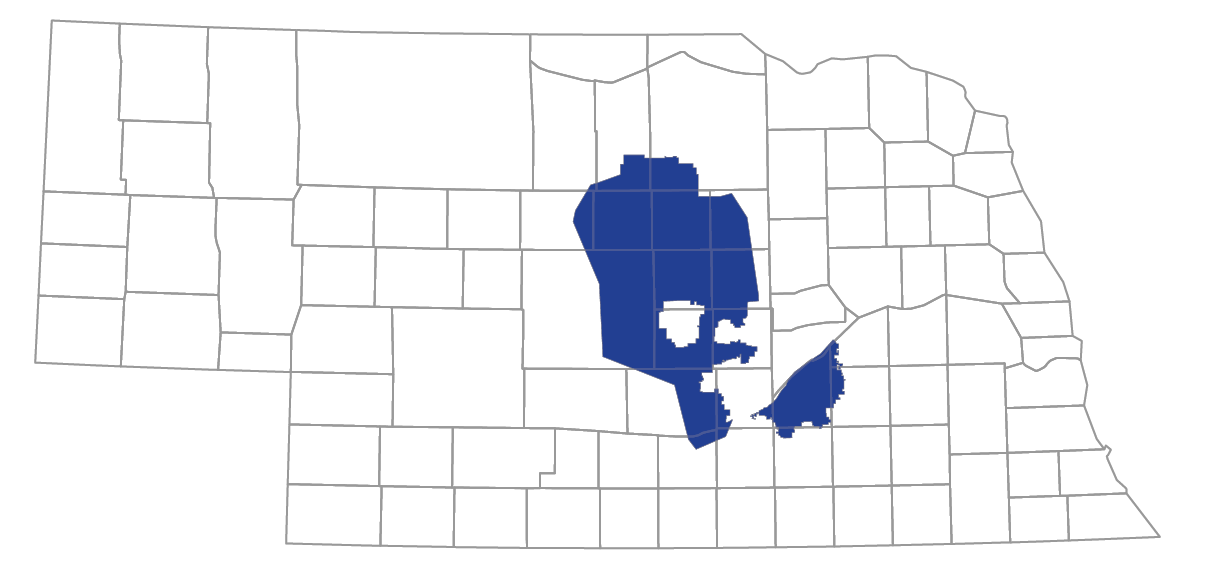 nebraska hamilton service area map