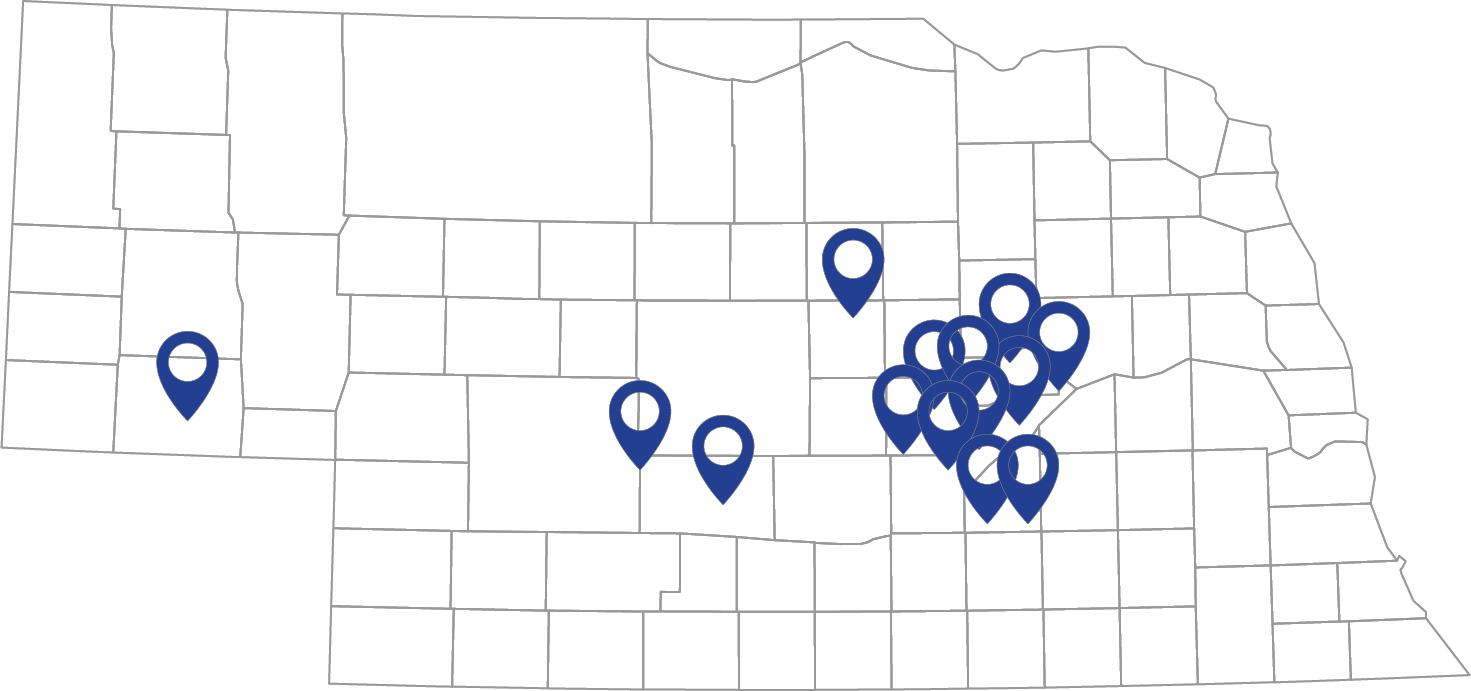 Hamilton wireless service area map of nebraska